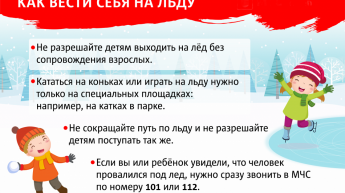 Памятка "Как вести себя на льду"