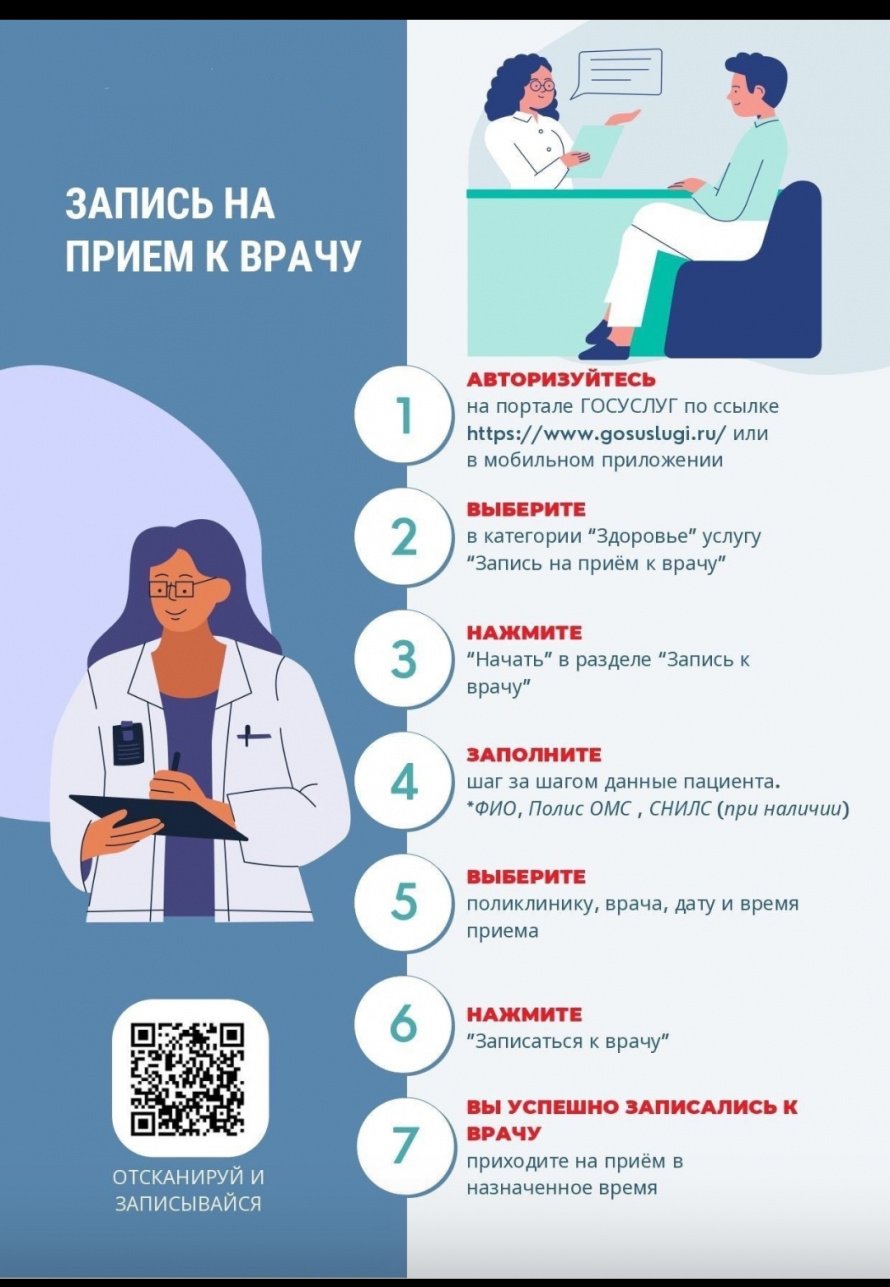 Запись на прием к врачу