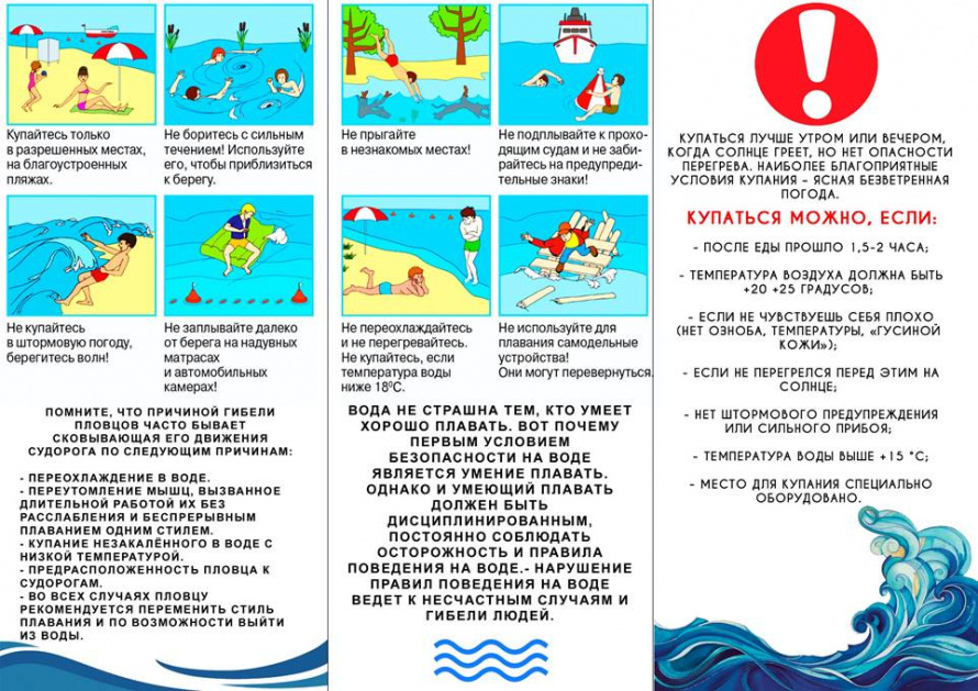 Безопасность на воде в летний период 