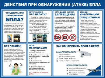 Действия при обнаружении (атаке) БПЛА