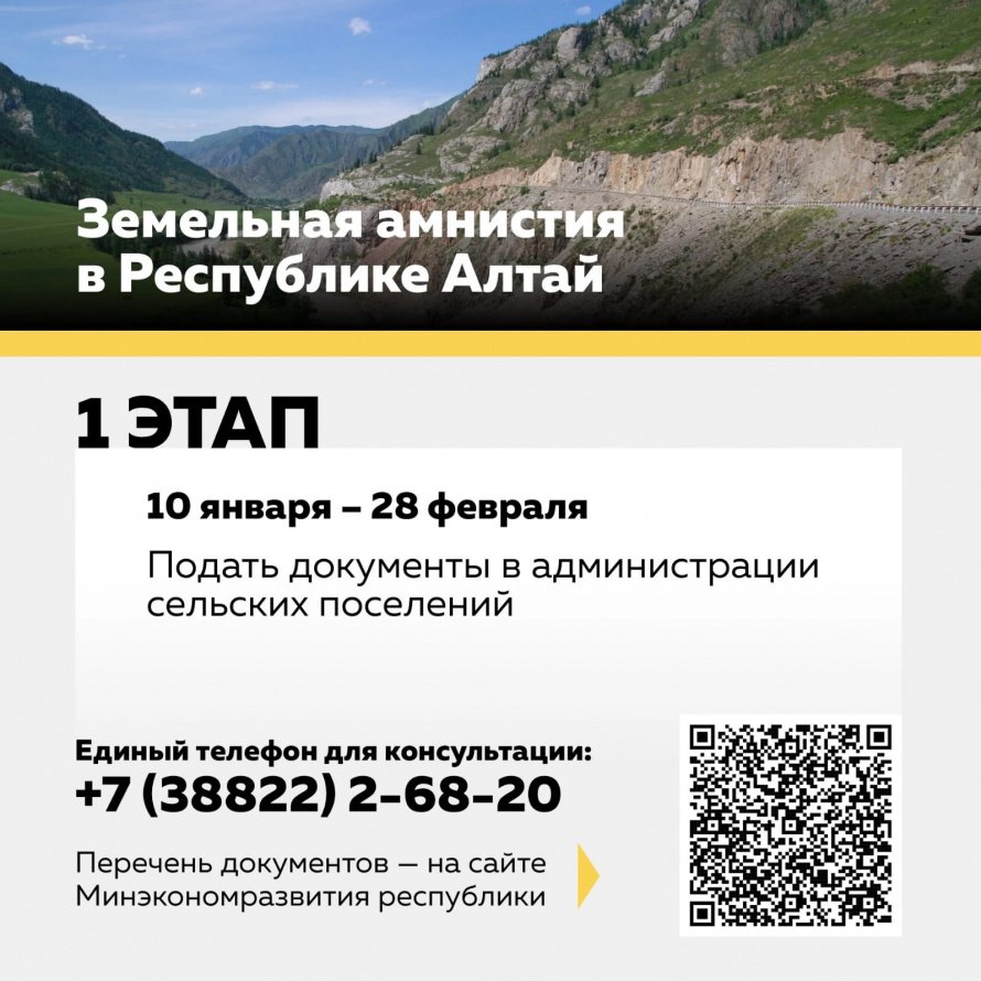 Земельная амнистия 1 этап