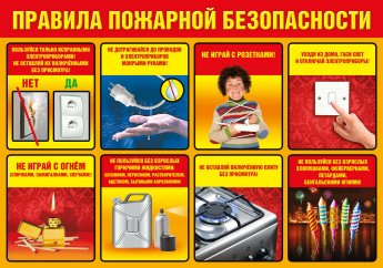 Правила пожарной безопасности 
