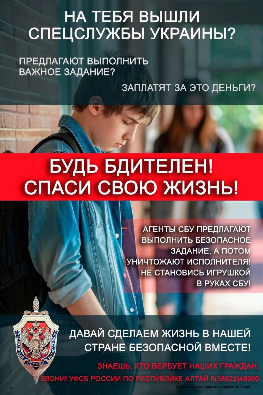 Будь бдителен! Спаси свою жизнь!